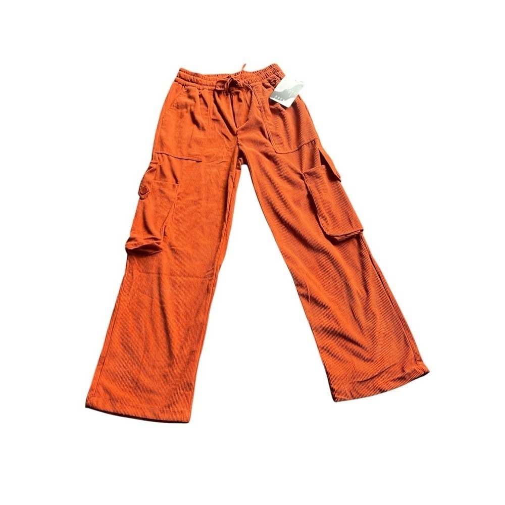 Corduroy cargo pants. Burnt sienna. Medium. NWT
